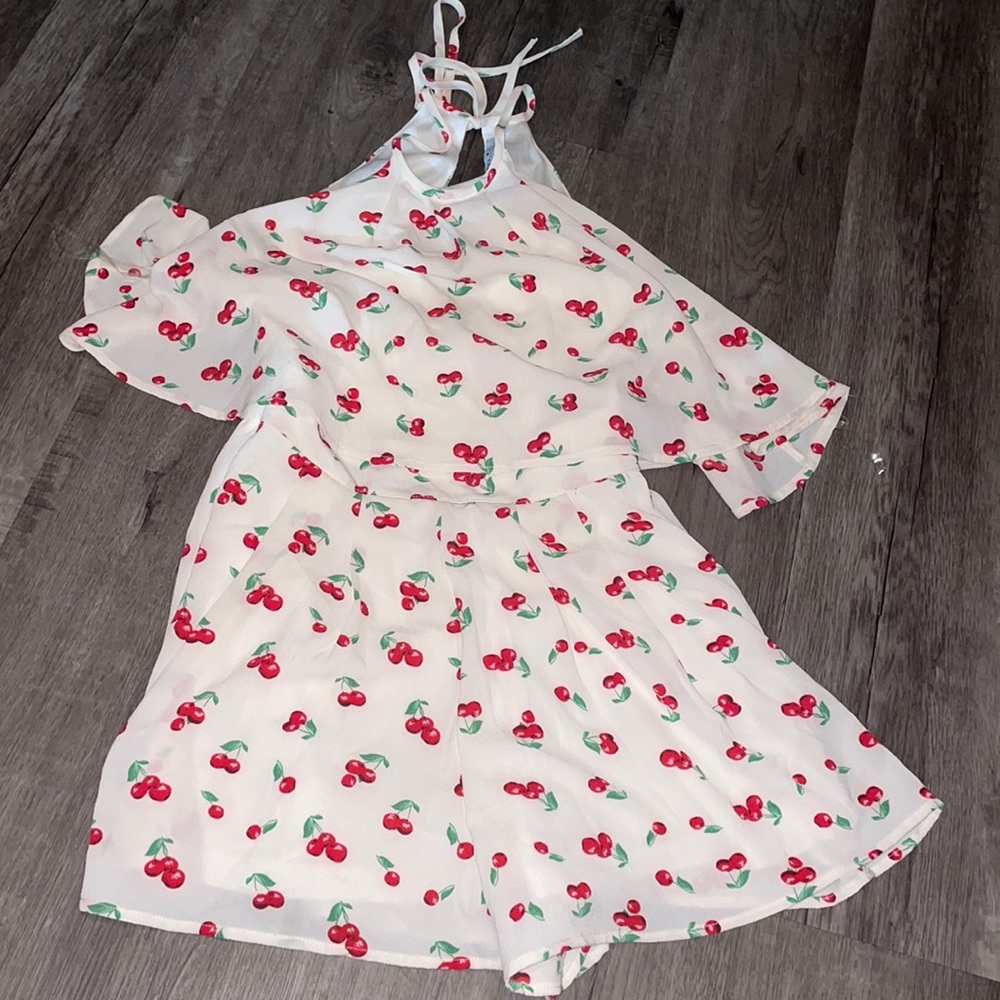 🍒 cherry romper favlux